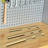 Aswalling 3Pcs 61360 Knurled Brass Drift Punch Set,Hand Tool Punches
