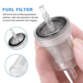 Udbrud Fuel Standpipe Set, Tank Extractor with 1 Oil Filter, 1 Fuel Line, 2 Connection Pipes, 4 Hose Clamps, Auxiliary Heating Tank Kit for Eberspacher Webasto Heating Systems Heating Oil