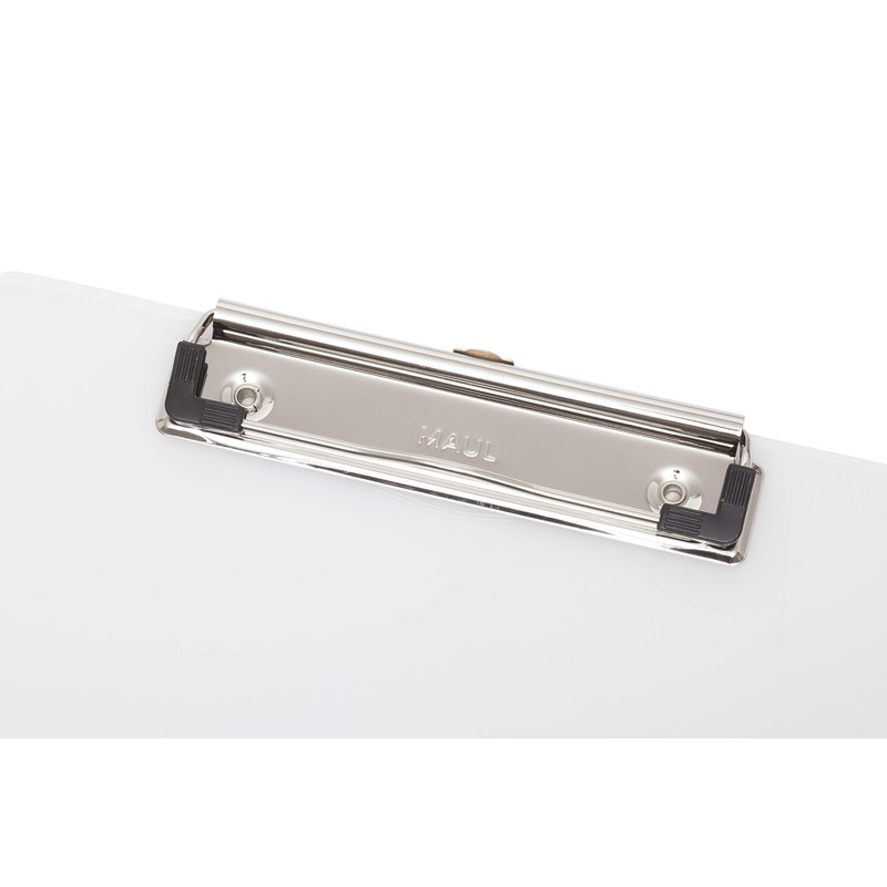 Maul writing board, plastic, A4 clipboard, hanging loop transparent