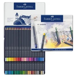 48 Lápices Colores Goldfaber Profesionales Faber Castell                                                                                              