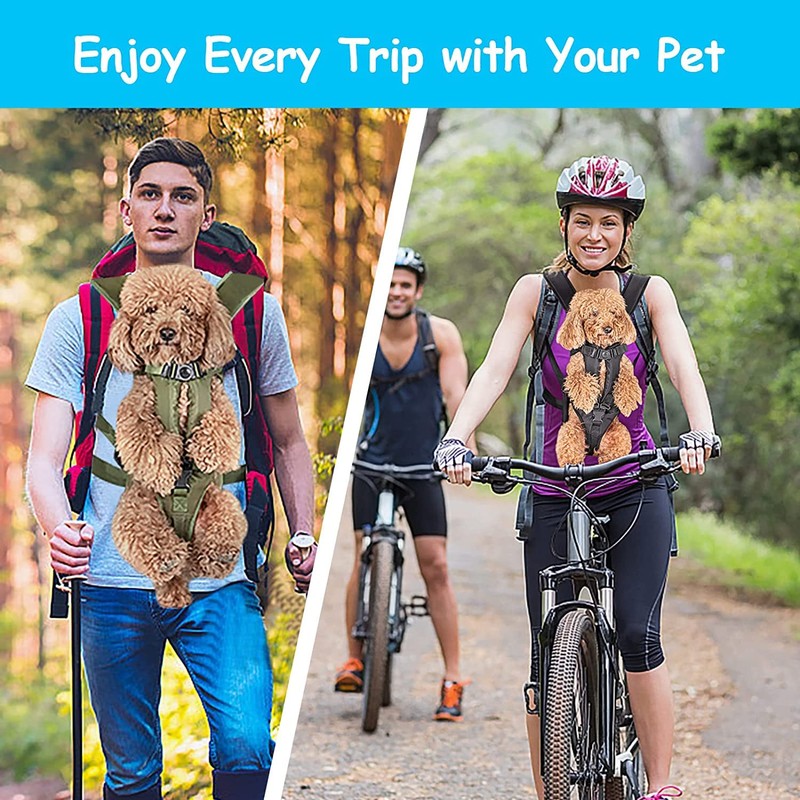 PetBonus Pet Front Dog Carrier Backpacks, Adjustable Pet Backpack, Legs
