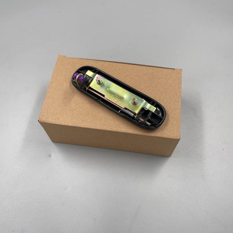 1 Pair 2 Pcs Front Door Outer Handle Black Left