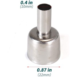 YIHUA #2300 Hot Air Gun Rework Nozzles, Pack of 4 (5mm,8mm, 10mm, 13x13mm) for All YIHUA Rework Stations Except YIHUA 993DM and 959D-II