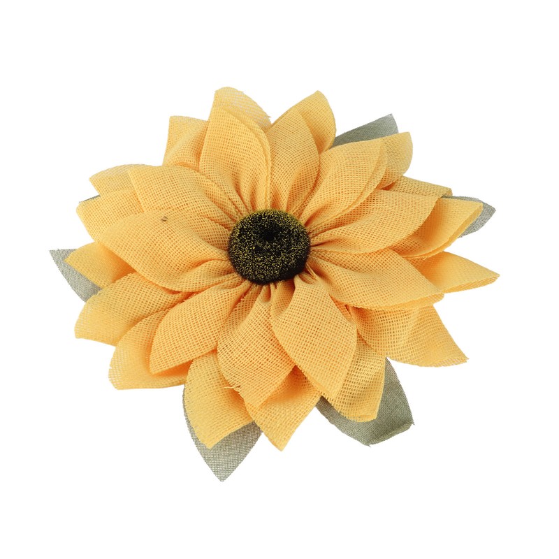Artificial Sunflower Wreath Wall Hanging Sunflowers Ornament for Farmhouse Door