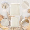Pack of 6 Bread Bags, Linen Cotton, 30 x 40