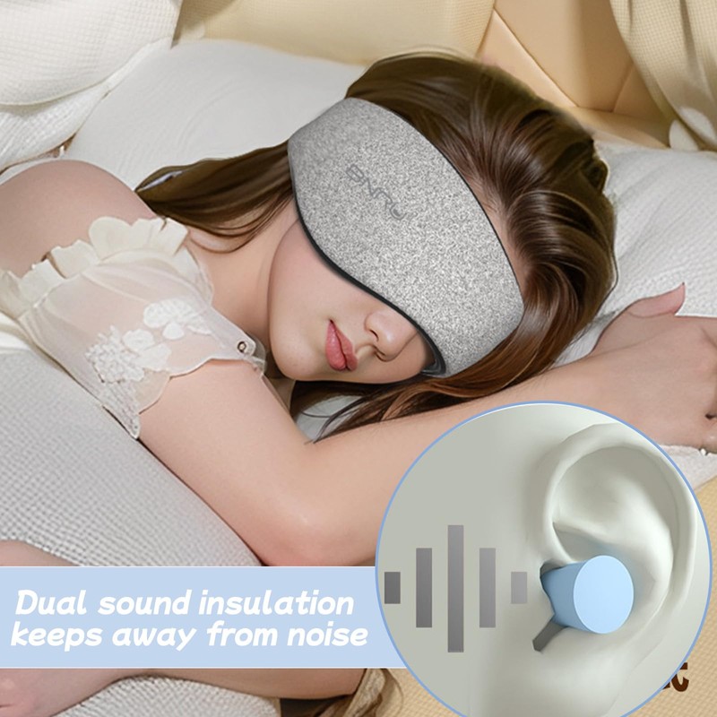 Sleep Mask Eye Mask with Adjustable Headband for Men and