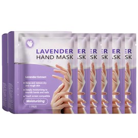 Moisturizing hand mask contains lavender extract, lactic acid, shea butter, vitamin e and glycerin to help moisturize dry, rough skin 6 Lavender