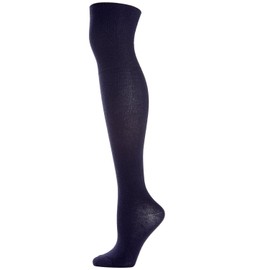 MeMoi - Calcetines uniformes para niñas, color azul marino, Navy Sp-10570, 7-8