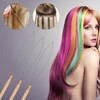 6 Pack Hair Extension Beader Hair Extension Loop Needle Threader