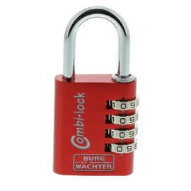 BURG-WÄCHTER Adjustable combination lock, 6.5 mm thickness, 4 number wheels, Combi Lock 88 40 Fun SB, assorted colors