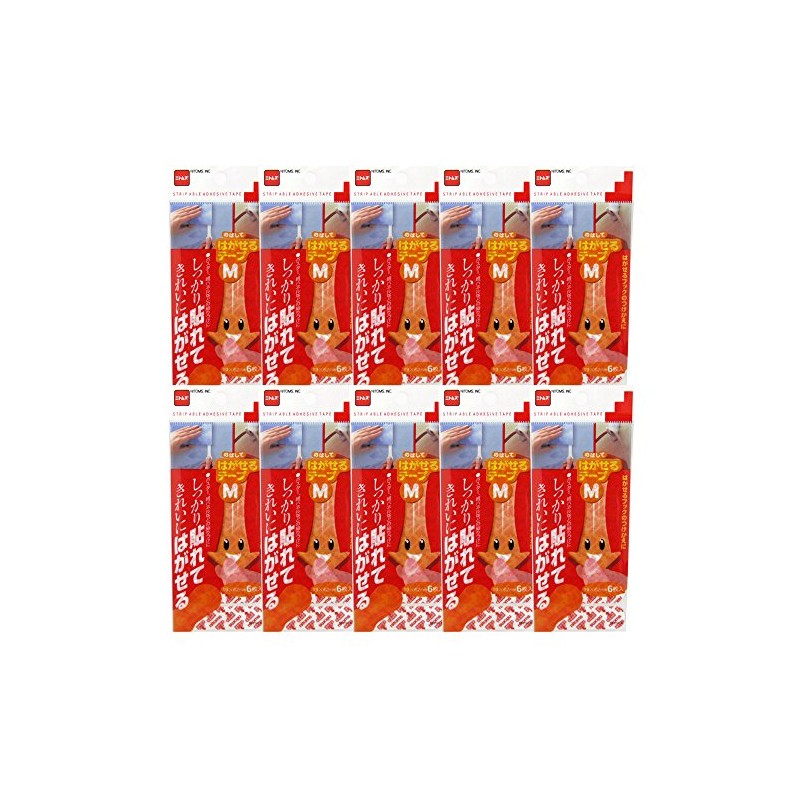 Nitoms Removable Tape, M, 0.7 x 2.4 inches (19 x