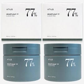 Anua Houttuynia cordata 77 Clear Pads (70 sheets + 2 70 sheets) Pore toner wipe / 아누아 어성초 77 클리어 패드 70매+70매 2개구성 모공토너 닦토