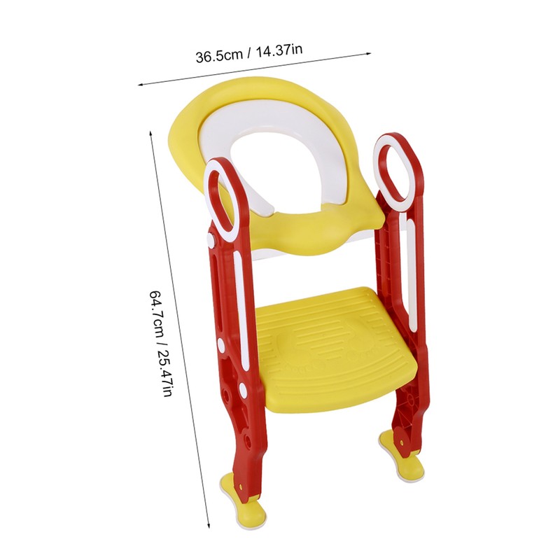 Baby Toddler Soft Toilet Chair Ladder Adjustable Safety Potty Training