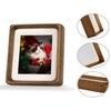 Zibrelte Natural 5x5 Picture Frame Wood with Mat for Pictures