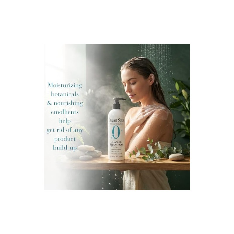 Original Sprout Natural Shampoo. Organic Sulfate Free Shampoo for All