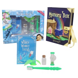 The Irish Fairy Door Company Pack Of 2 Gift Set- Magical Memory Box & Tooth Fairy Kit