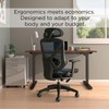 Staples Dexley Ergonomic Mesh Swivel Task Chair, Blue (UN59375)