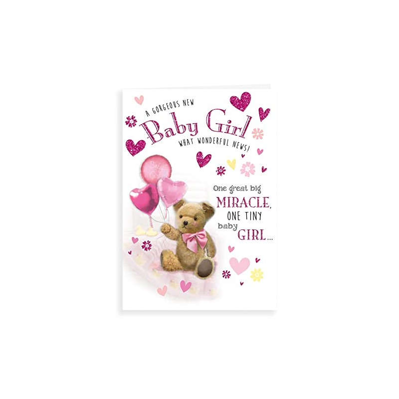 Regal Publishing Cute Baby Girl Card 9" x 6"