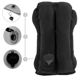 vapesoon Travel Pillow Support Headrest Portable Inflatable Travel Pillow for Sleeping on the Plane Train Home Office