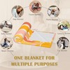 Groovy Sun Blanket, Boho Soft Lightweight Throw Blanket for Sofa
