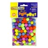 Creativity Street Hot Colors Pom Pons, 0.5-Inch, 100-Pack (AC8114-02)