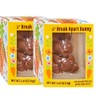 Break Apart Bunny Easter ChocolateBunnies(milk chocolate bunny filled with carrot-shaped