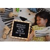 Letter Board The Original Black Felt Board with Stand, Built-in