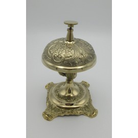 Solid Brass Victorian Style Service Desk Bell