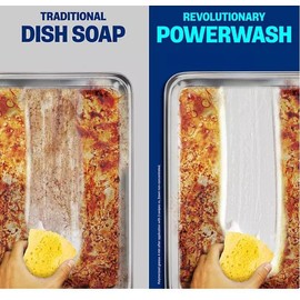 3-Pack Platinum Powerwash Dish Soap Spray Refill, Fresh Scent (16 fl. oz), total of (48 fl. oz) Plus 2 Dish Sponge for Dawn Dish Soap refill.