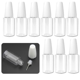 VitalBloom Unicorn (10 x 0.4 fl oz (10 ml) with Needle, Liquid Bottle, Dropper Bottle, Liquid Storage Bottle, Replacement Container, for Liquid Storage, DIY (White)