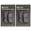 NICHE Brake Pad Set for Honda VTX1800S Goldwing GL1800 ST1100