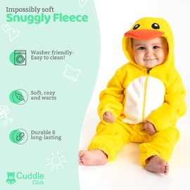 Fleece Baby Bunting Bodysuit – Infant One Piece Kids Hooded Romper Outerwear Toddler Jacket