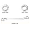 sourcing map 2pcs Offset Extra Long Box End Wrench 24