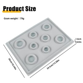 Beading Boards Bracelet Necklace Design Board Beaded Jewelry Storage Tray for DIY Jewelry Making,2PCS