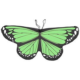 CISMARK Soft Chiffon Fabric Butterfly Wings Girls Gift Green