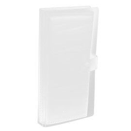 Operitacx Storage Booklet Clear Photocard Display Binder Credit Card Storage Bag Photo Card Binder Book Business Card Organizer Kpop Photocard Pockets Binder Credit Card Book Pp Transparent