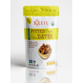 5lb Organic Pitted Dates | 100% Algerian Deglet Noor| Certified ORGANIC, NON-GMO, VEGAN, KOSHER, naturally sweet and Gluten-free, NO sugar added, NO sulfurs or preservatives, Nut-Free.