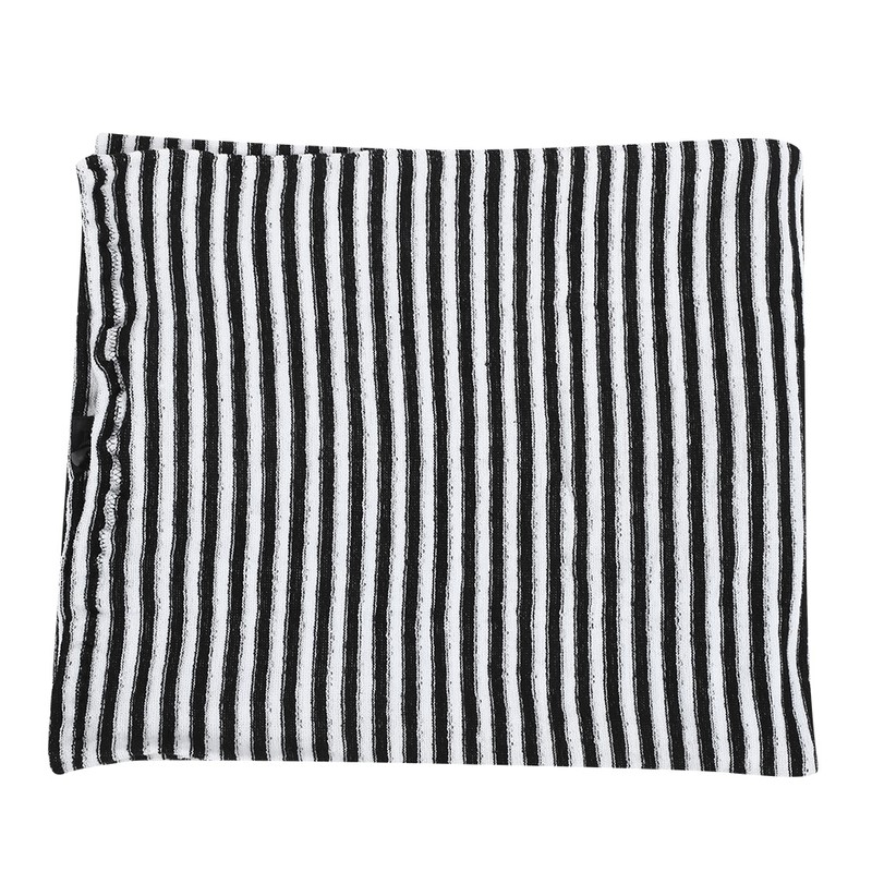 Polyester Black White Stripe Surfboard Sock Cover Protection Bag for
