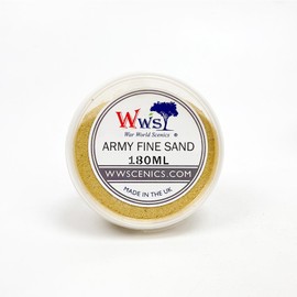 WWScenics Model Fine Sand | 180 ml Cup | Basing Materials Diorama Model Making