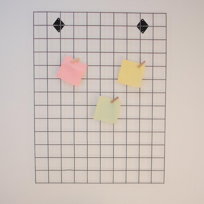 YMOBBU Gridwall Mount Brackets Black - Grid Panel Wall Mount