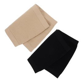 Yardwe Cinturón Deportivo Ajustable De Levantamiento De Pesas y Soporte Lumbar, Faja Reductora De Cintura De Nailon 2 Piezas (Negro y Color Piel,...  