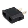 ANRANK E-U4113619AK European to USA American Outlet Plug Adapter (Black,