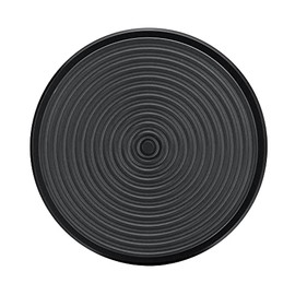 Normcore 58.5mm Replacement Tamper Base, Ripple Pattern with Titanium PVD Coating, Fits Normcore Spring-Loaded Tamper, Additional Silicone Tamper Holder Stand