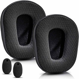 B450-XT B550-XT Kit Replacement Ear Pads Cushion Compatible with B450-XT B550XT Headset I B450 B550 XT Accessories (Hybrid Mesh)