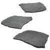 Sekcen 3 Pack Rubber Stepping Stones Outdoor Garden Rubber Pavers