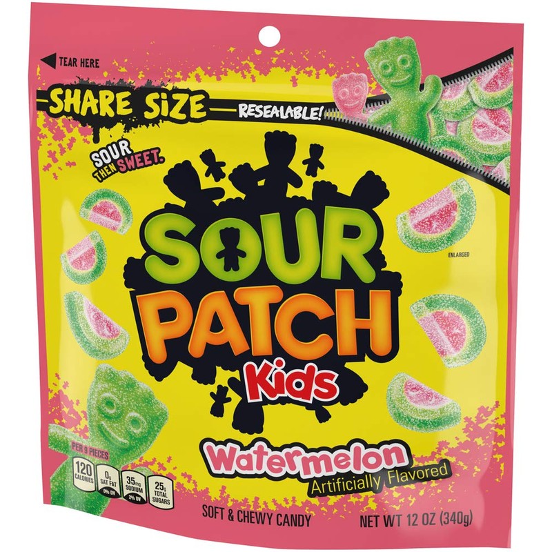 SOUR PATCH KIDS Watermelon Flavored Candy, 12 - 12 oz
