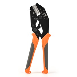 IWISS IWS-0520B Ratcheting Type, Giboshi Terminal, Precision Simultaneous Crimping Pliers, MultiCrimper Crimping Series, Compatible with 0.5 - 2.0 mm2
