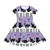 Jndtueit Cartoon Cat Girls Party Holiday Dress for 4-16 Y,