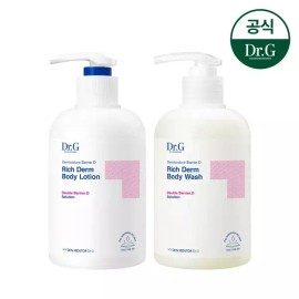 Dr. J [닥터지] 더모이스처 배리어D 리치덤 바디워시 400mL+바디로션 400ml Dr. Jart+ Dermaclar Clearing Solution Body Wash & Body Lotion Set 400ml x2