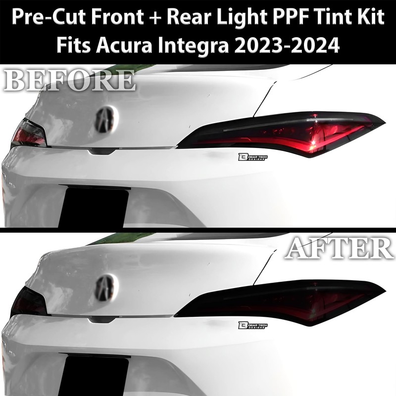 BOGAR TECH DESIGNS Full Headlight Taillight Tint Kit Cover Compatible